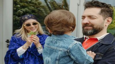 خبر روز | تصاویر جدید بهرام رادان با همسرش مینا مختاری و پسرش | گلی شی