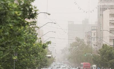 آسمان همدان این هفته غبار آلود است