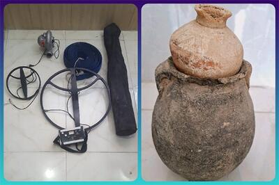 اشیاء عتیقه ای با قدمت ۵ هزار ساله در داراب فارس کشف شد