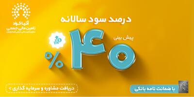 گواهی مشارکت با سود پیش‌بینی‌شده ۴۰ درصد با ضمانت بانک ...