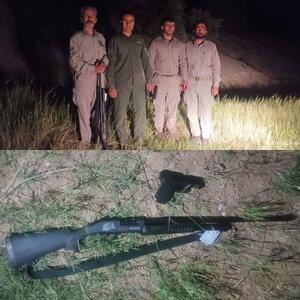 دستگیری یک گروه متخلف زیست محیطی در سفید کوه خرم آباد
