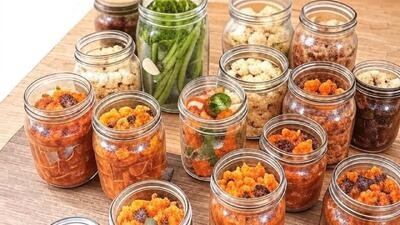 طرز تهیه سبزیجات تخمیری | بهترین غذای روده