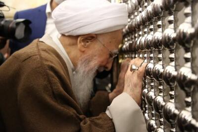 هدیه‌ ناب علمای نجف به آیت‌الله جوادی آملی +  تصاویر