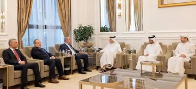 دیدار وزیر خارجه قطر با معاون رئیس‌ تشکیلات خودگردان