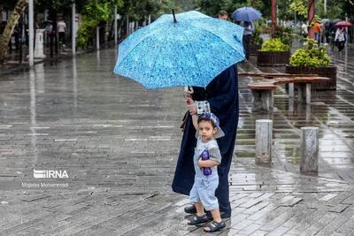 رگبار باران و وزش باد شدید پدیده غالب جوی همدان