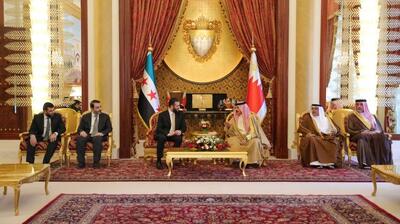 استقبال گرم پادشاه بحرین از الجولانی در منامه - تحولات جهان اسلام
