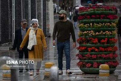 رگبار و رعد و برق در نقاط مختلف کشور