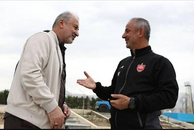 برگزاری جلسه مدیرعامل با سرمربی پرسپولیس - پارس فوتبال