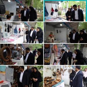 بازدید رئیس ستاد گردشگری شهرداری تهران از نمایشگاه عرضه تولیدات کسب و کارهای حامی شهر