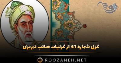 غزل شماره ۴۱ از غزلیات صائب تبریزی؛ نیستی طفل، اینقدر بر خاک غلتیدن چرا؟