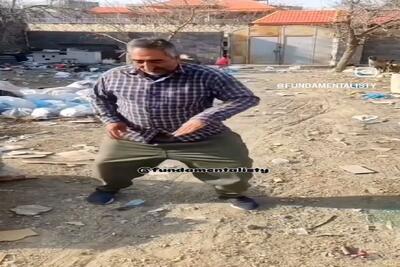 آواز شاد؛ پیرمرد با زیرشلوار جوری هیپ هاپ رقصید بره رو استیج خارجیا همشون فیتیله پیچن
