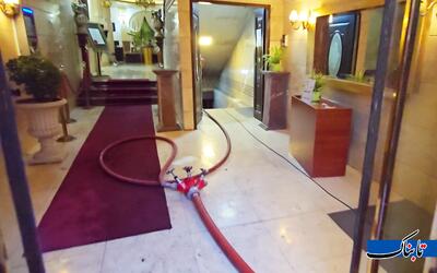 هتل تهرانی که باز هم آتش گرفت+ویدئو