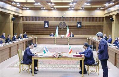 امضای ۴ سند همکاری میان ایران و ازبکستان