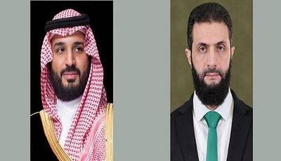 جولانی با ولیعهد سعودی و رئیس امارات تلفنی گفتگو کرد