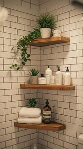 یک ایده ناب برای ساختن شلف حمام؛ بی‌نقص و همیشگی - چیدانه