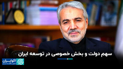 سهم دولت و بخش خصوصی در توسعه ایران+‌ فیلم
