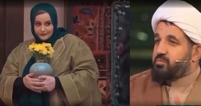 اعتراض تند یک روحانی به برنامه جوکر احسان علیخانی و نعیمه نظام دوست+فیلم