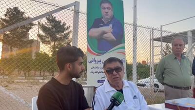 مراسم تجلیل از حاج غلام پیروانی توسط جمعی از پیشکسوتان باشگاه برق و فوتبال شیراز
