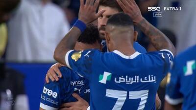 گل چهارم الهلال به العروبه (دبل کایو سزار با سوپرپاس مالکوم)