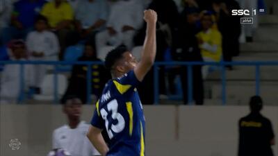 گل اول النصر به الاخدود (آیمن احمد)