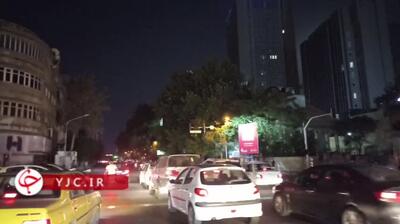 خاموشی چراغ راهنمایی و رانندگی برخی از تقاطع‌های تهران به دلیل کمبود برق