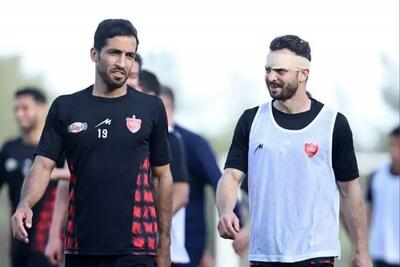 ببینید وضعیت عجیب سروش رفیعی در تمرین پرسپولیس!