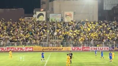 گل اول فجر مقابل داماش و شور و هیجان ۱۵هزار هوادار - پارس فوتبال