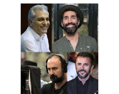 تصویر مشترک مهران مدیری، امین حیایی، هادی کاظمی و مهران احمدی در فیلم «آقای زالو» - %