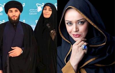 اولین رونمایی الهام چرخنده از پسر کوچکش با شوهر روحانی + فیلم عاشقانه