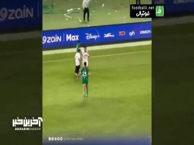 درگیری فیزیکی شدید بین بازیکنان در لیگ کویت!
