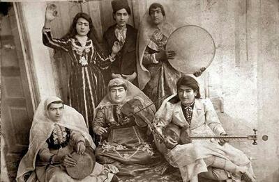 ‏زنان مطرب دوران قاجار (عکس)