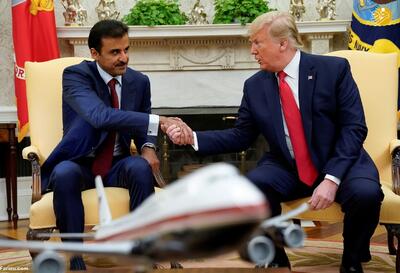 ترامپ: رد هدیه ۴۰۰ میلیون دلاری قطر احمقانه است