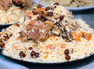 طرز تهیه غذایی عشایری پلو قشقایی
