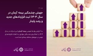 جهش چشمگیر بیمه آرمان در سال ۱۴۰۴؛ ثبت قراردادهای جدید و رشد پایدار￼ - سایت خبری اقتصاد پویا