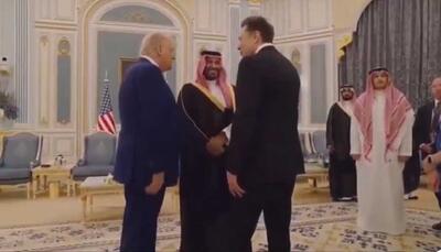 استقبال از ترامپ با اسب‌های عربی و خوش‌وبش بن سلمان با ایلان ماسک! +ویدیو