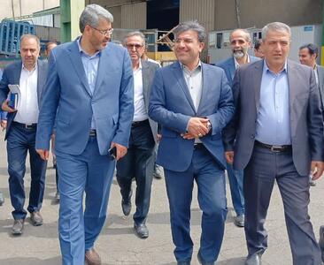 بازدید معاون استاندار تهران از بخش صنعتی قرچک+فیلم
