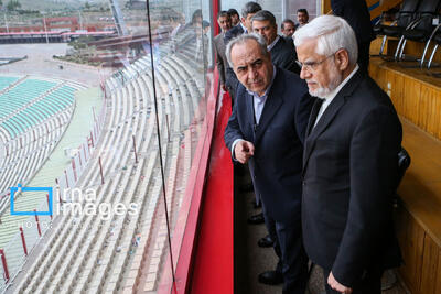 بازدید معاون اول رئیس جمهور از ورزشگاه یادگار