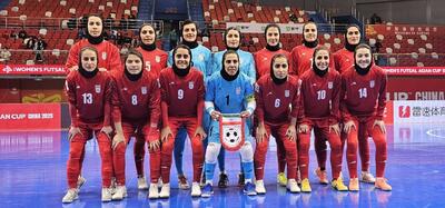 زنان فوتسالیست ایران در نیمه نهایی قهرمانی آسیا
