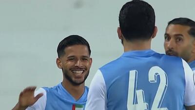 گل اول الاتحاد کلبا به عجمان توسط قایدی - پارس فوتبال