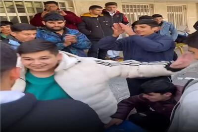 آواز شاد؛ پسرا مدرسه رو سرشونه طلسم من وا شده خوندن و لرزوندن ناظم با آب متفرقشون کرد