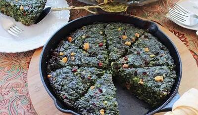 آشپزی حرفه ای؛ طرز تهیه کوکو سبزی / اینجوری بپزی چرب و چیلی و روغنی نمیشه