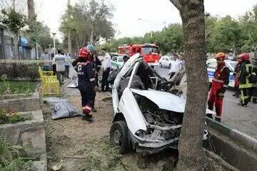 سانحه مرگبار در جاده؛ تصادف خودرو با درخت سه قربانی گرفت