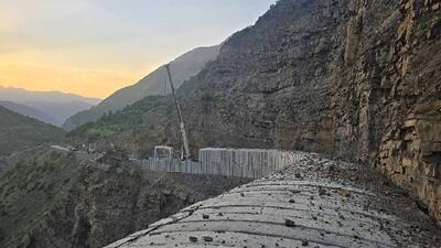 عملکرد موفق فاز اول گالری پیش ساخته حفاظتی محور کندوان