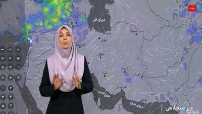 بارش‌های بهاری در بخش‌هایی از کشور + فیلم