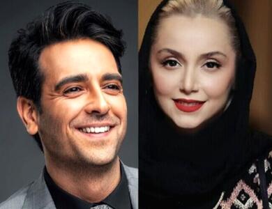 فیلم لحظه غیرتی شدن نازنین بیاتی برای امیرحسین آرمان