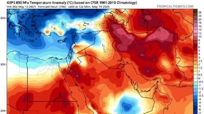 هشدار افزایش دمای هوا تا ۵۰ درجه