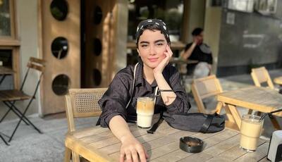 چهره ها/ استایل بهاری بازیگر پایتخت در یک کافه خیابانی