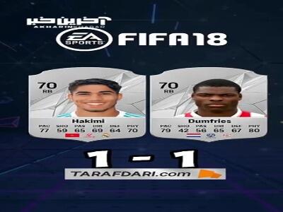 مقایسه ریتینگ دنزل دومفریز و اشرف حکیمی از FIFA 18 تا EA FC 25؛ کدام مدافع برتر است؟