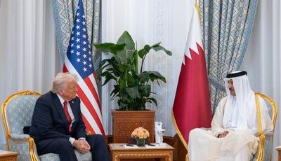 امیر قطر و ترامپ درباره آخرین تحولات غرب آسیا رایزنی کردند