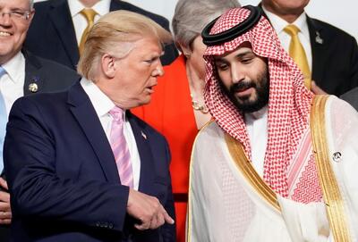 شوخی ترامپ با بن سلمان: آمریکا گرم‌ترین کشور است، البته به جز عربستان درسته محمد؟ (فیلم)